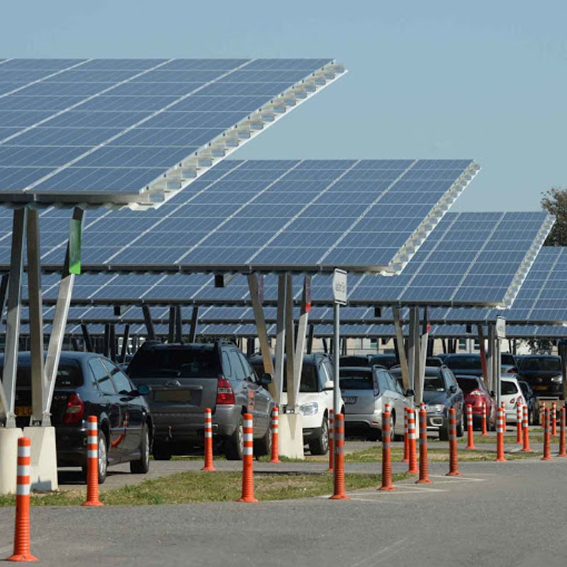 Kundenspezifischer Sunrack-Solar-Carport aus Aluminium
