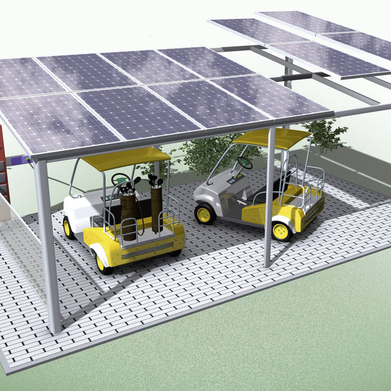 Kundenspezifische Solar-PV-Carport-Strukturen
