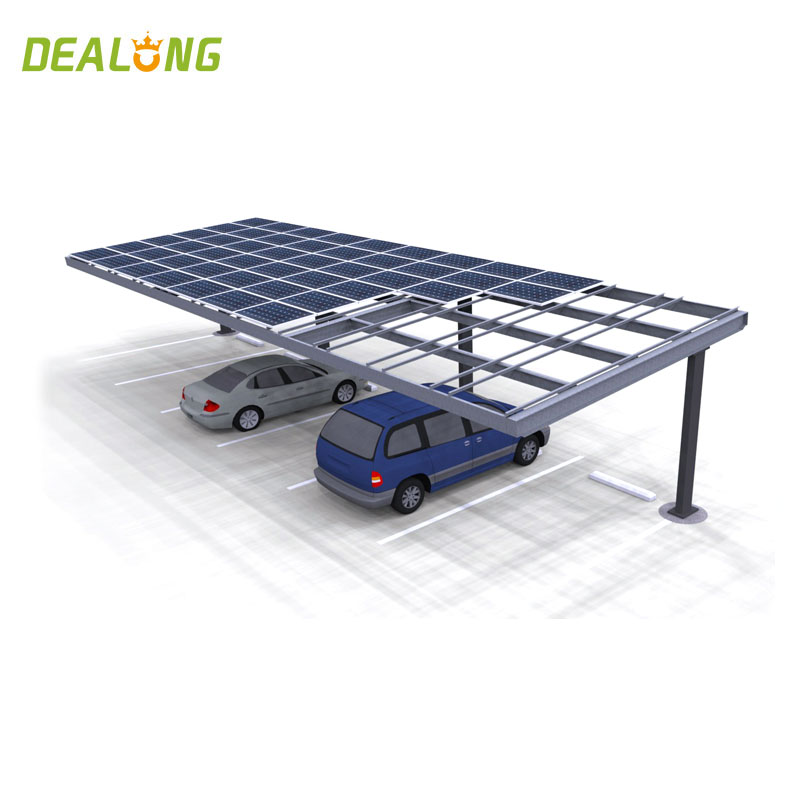 AL6005-T5 Einstellbare Solarpanel-Carport-Struktur

