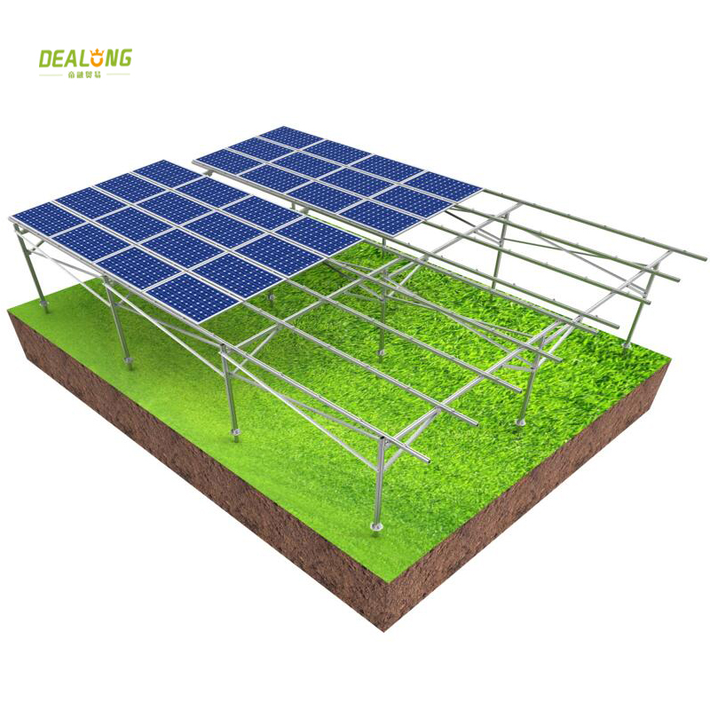 Flachboden-Aluminium-Farm-Solar-Montagesystem
