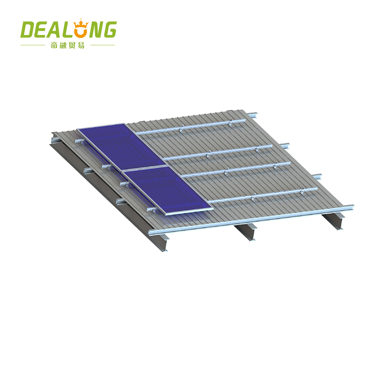 Solarmodulhalterungen für trapezförmige Metalldächer