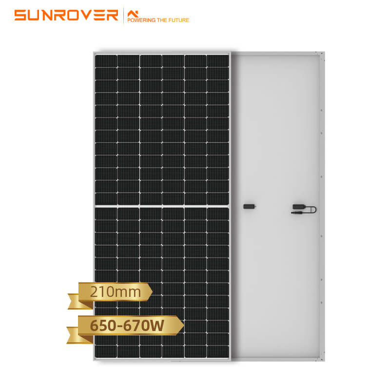 Sonnenkollektoren mono 650W 655W 660W 665W 670W Solarpanel für zu Hause
