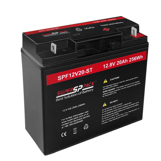 Superpack 12V 20Ah Lithium-Batterie für Golfwagen und Trolleys
