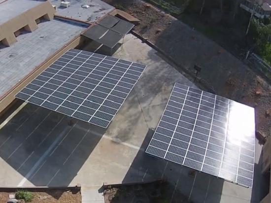Montagesystem für Solarparkplätze