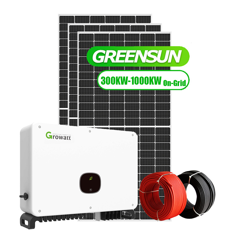 Grid Tie Solar Energy Systems 200KW 300KW 500KW 800AK 1MW Energiespeicherlösung für Farm
