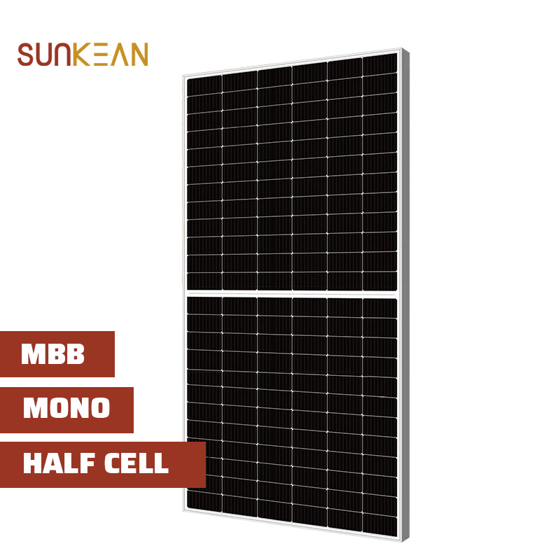 Half Cut 550 W Solarmodul MBB Perc 144 Zellen 182 mm Zellengröße monokristalline PV-Module
