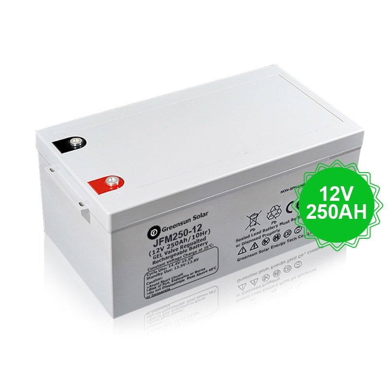 Verkaufe wiederaufladbare Blei-Säure-Gel-Batterie 250 Ah 12 V
