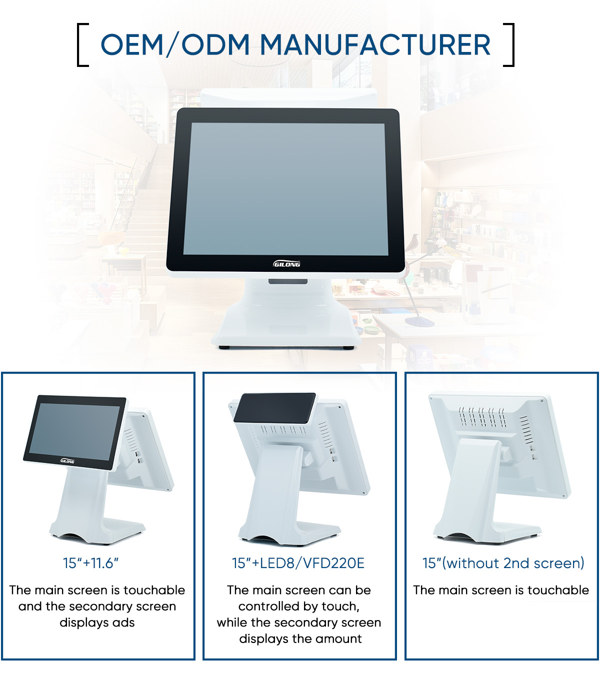 Touchscreen-Verkaufsstelle