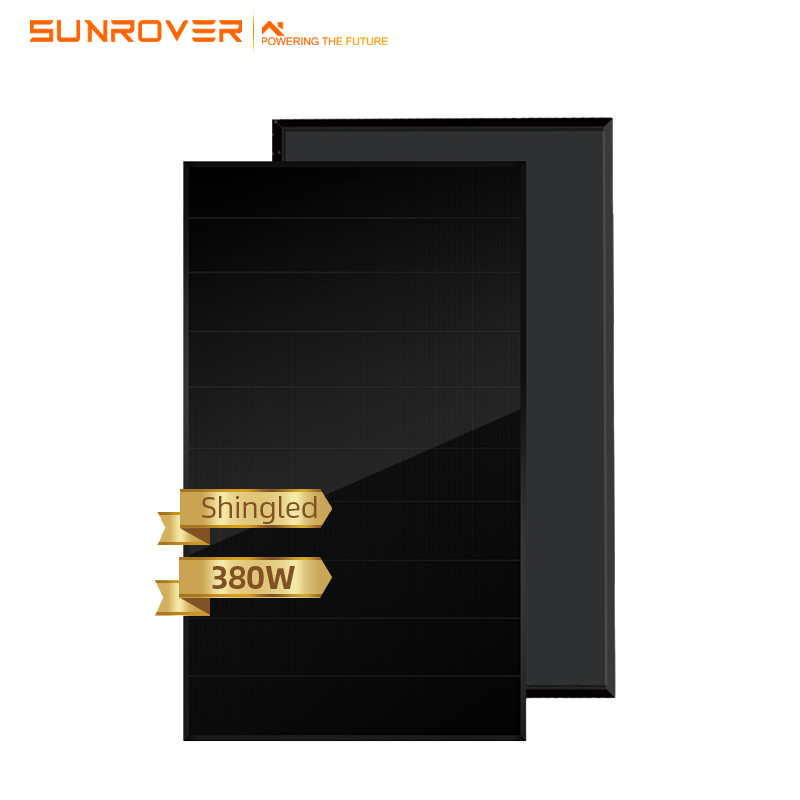 Teir 1 Supply PV-Modul Full Black 375 W 380 W 410 W 415 W geschindelte Sonnenkollektoren
