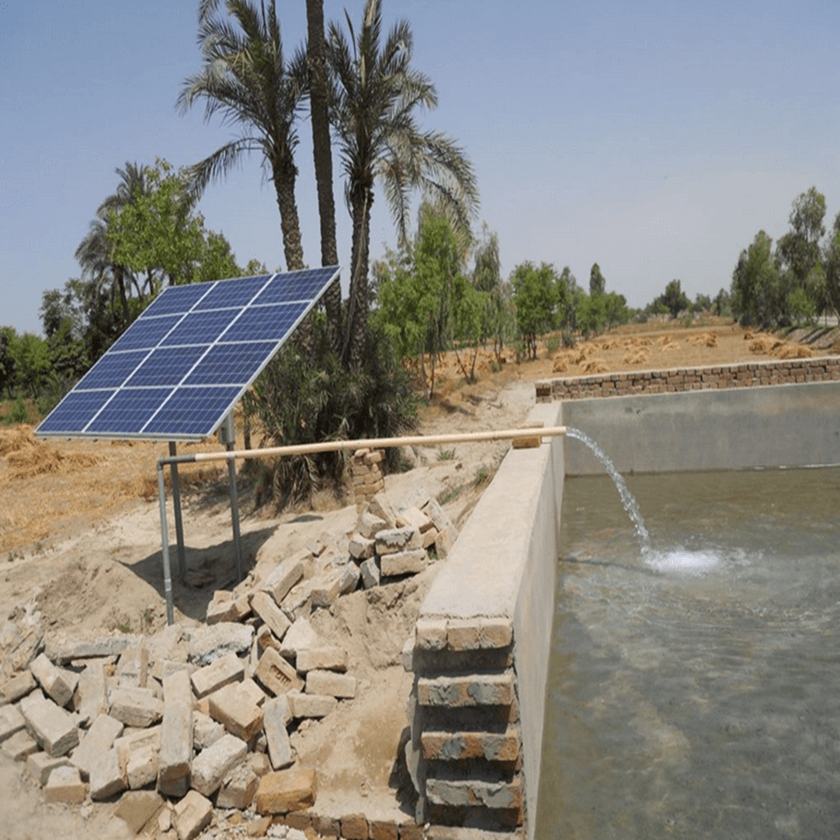Bewässerungssystem mit Solarwasserpumpe