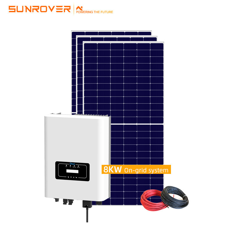 Kundenspezifisches All-in-One-8-KW-Hybrid-Solarsystem
