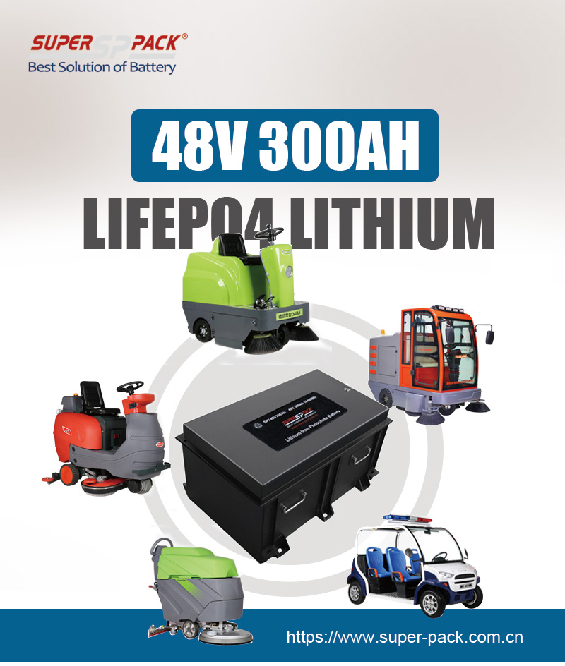 Superpack 48V 300Ah Reinigungsgeräte lifepo4