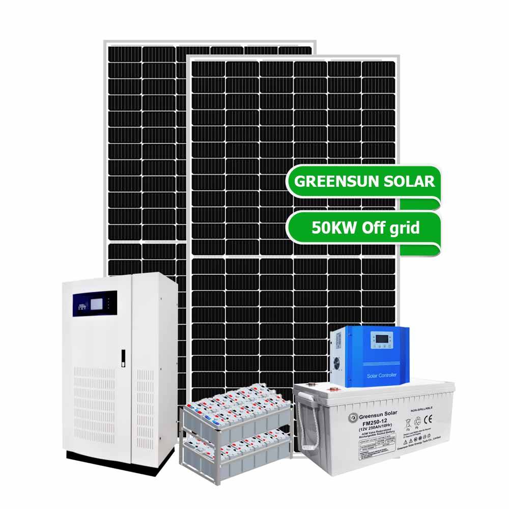 Netzunabhängiges Solarstromsystem 40KW 50KW 60KW 70KW 80KW Batterie Energiespeicher Solar Eenergy Systeme mit Lithiumbatterie
