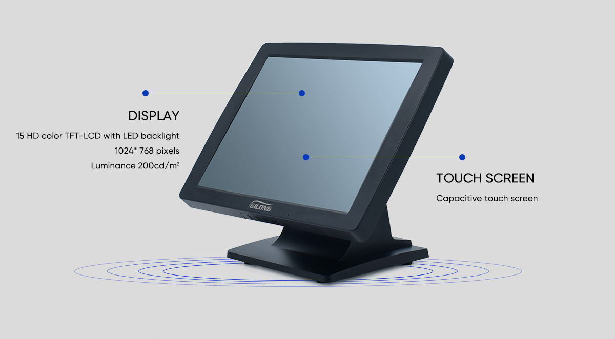 Günstiger 15 Zoll Touchscreen Monitor