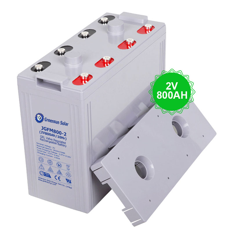 Reine Blei-Säure-AGM-Gel-2-V-800-Ah-Batterien zur Energiespeicherung
