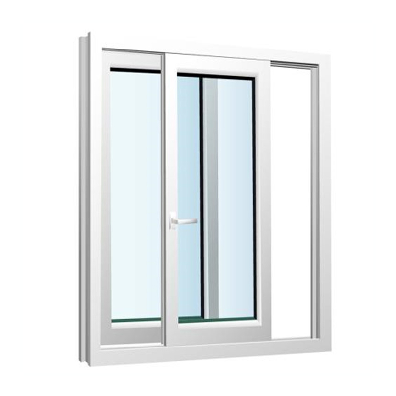 Schalldichte, winddichte Hurrikan-Schlagglas-PVC-Schiebefenster
