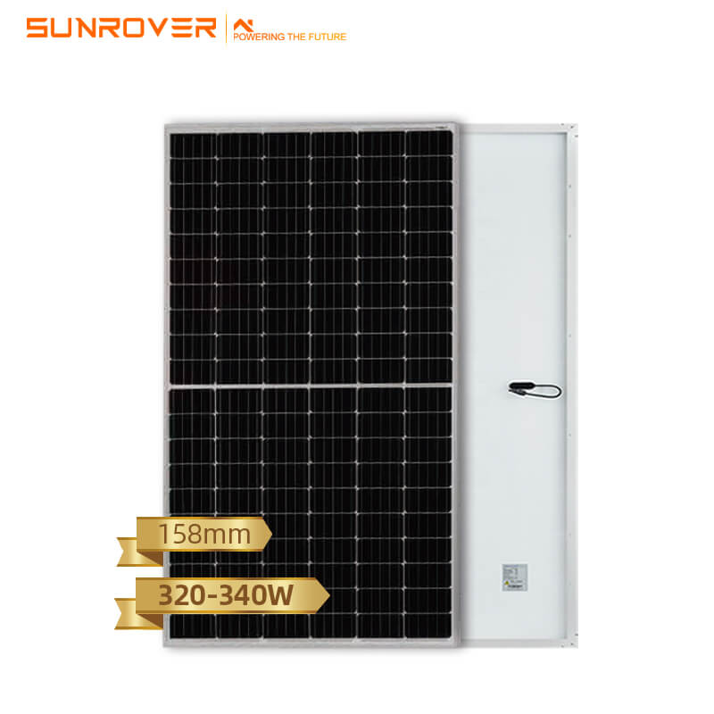 Halbzelle 320W 325W 330W 335W 340W Solarpanel Solarmodulpreis für Systemnutzung
