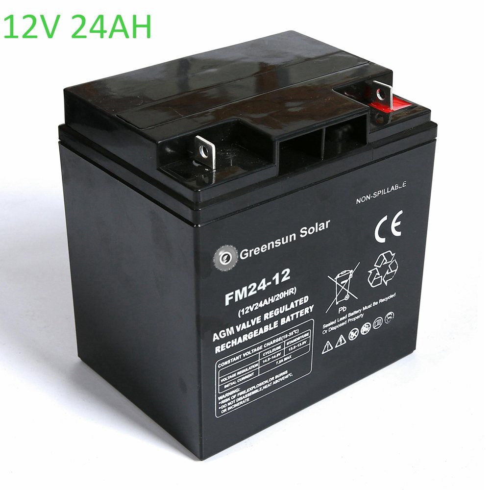 Blei-Säure-Akkumulator 12 V 24 Ah Deep Cycle Battery Pack
