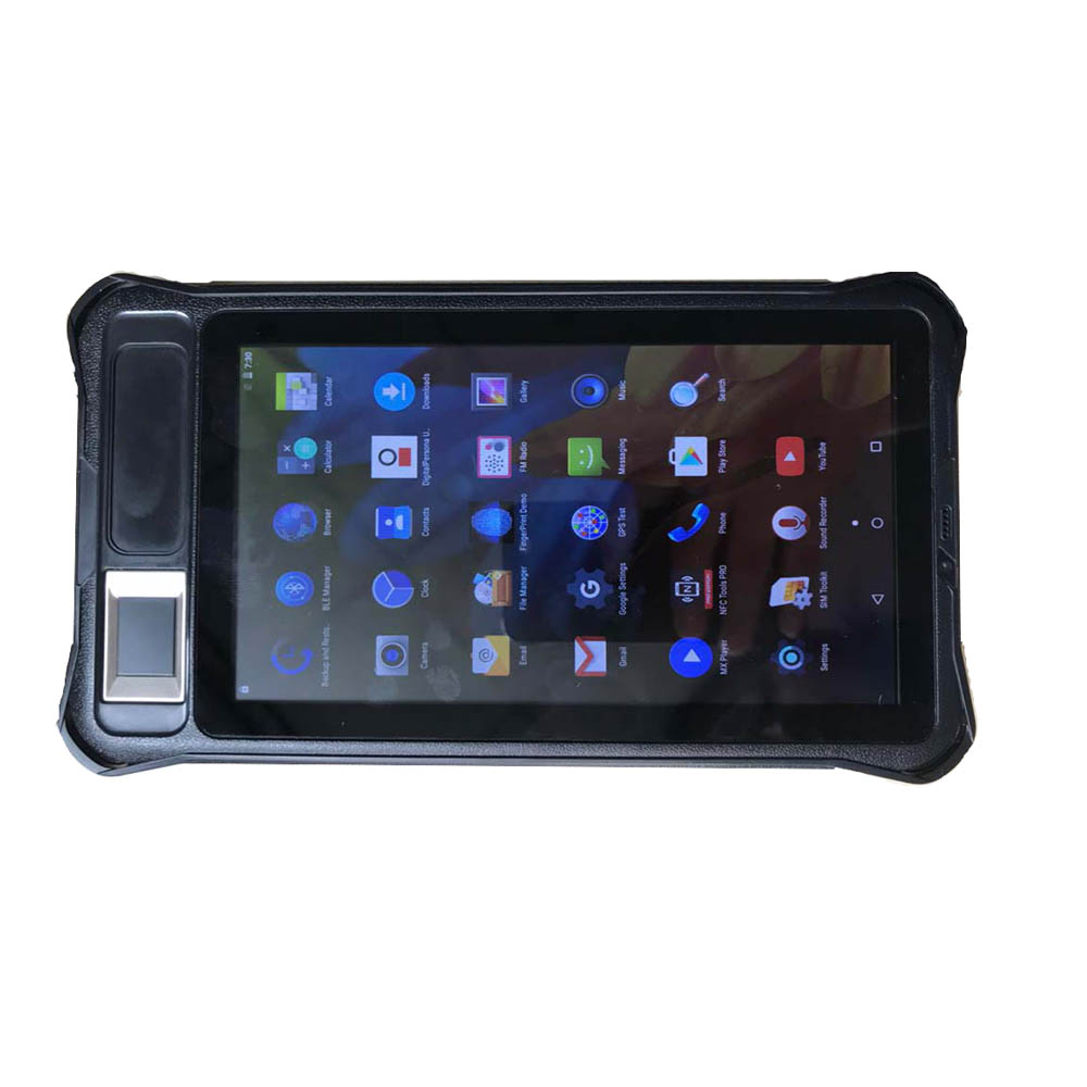 Günstigstes 7-Zoll-3G-Android-Biometrie-Fingerabdruck-Daumen-Tablet-Zeiterfassungs-Kollektorsystem
