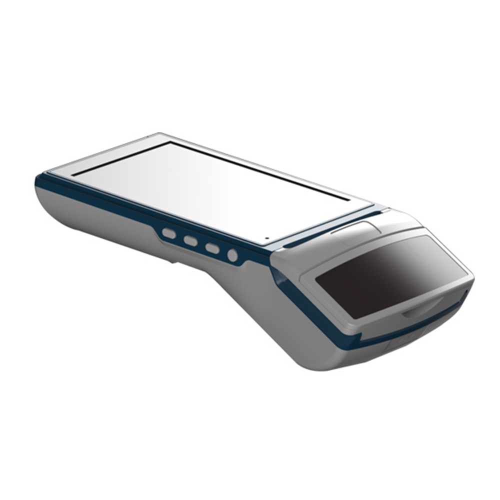 Günstiger Handheld NFC Android MPOS mit 2-Zoll-Hochgeschwindigkeitsdrucker
