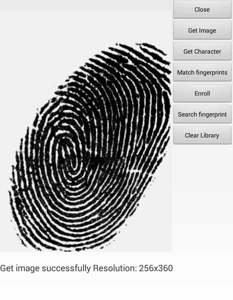 FBI-zertifizierter Fingerabdrucksensor