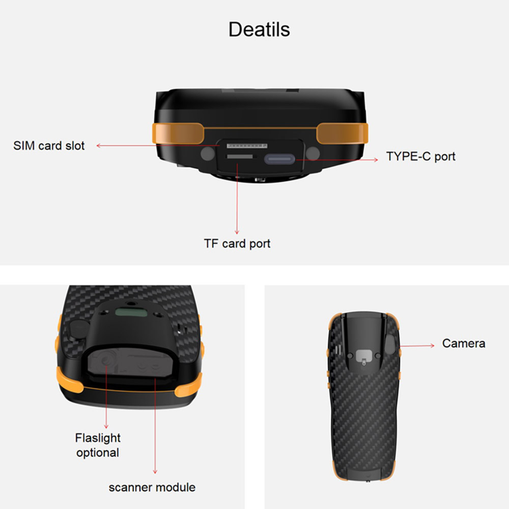 Android-Handy mit Barcode-Scanner