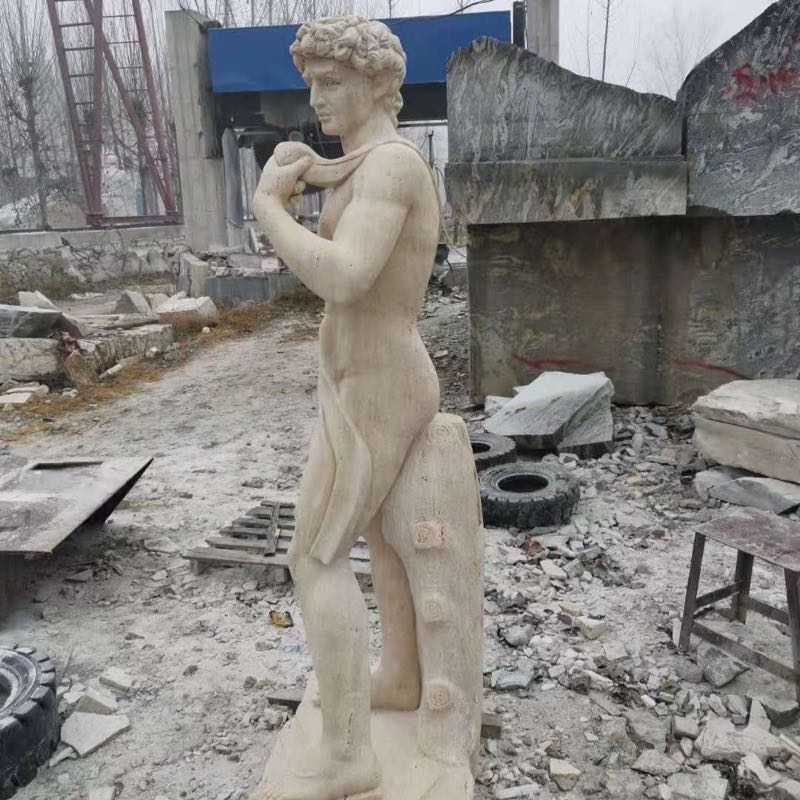 Michelangelos David-Marmor-Statue
