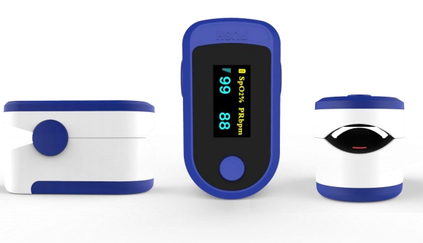 Tragbares Fingerspitzen-Pulsoximeter und Oximeter-Fingermonitor