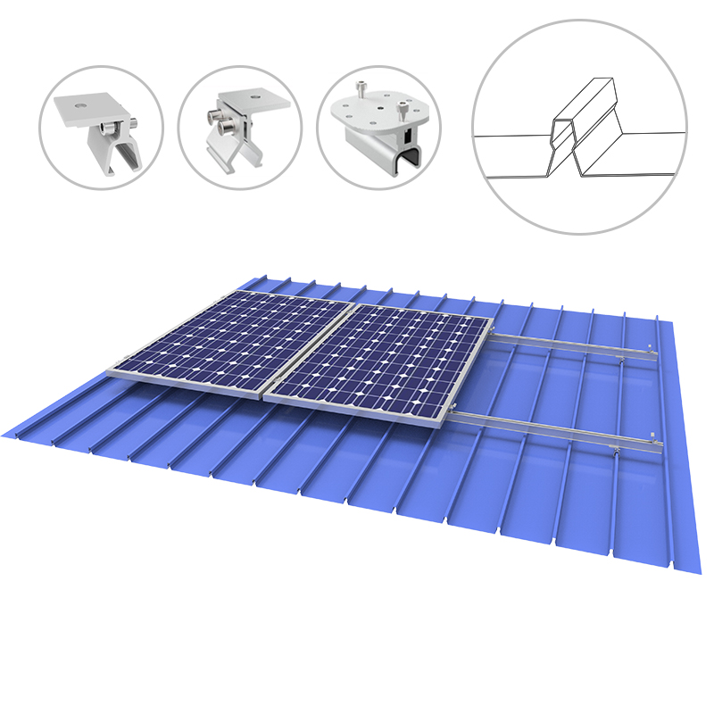 Klip-Lok Metalldach-Solarmontage-Racksystem
