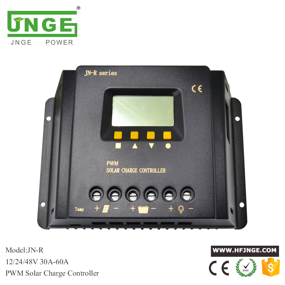 JN-R-Serie 30 A 40 A 50 A 60 A 12 V 24 V 48 V Auto-Solarladeregler LCD-Anzeige

