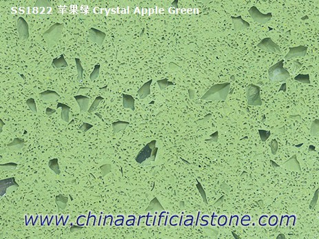 Crystal Green Stellar Green Sparkle Quarzplatten
