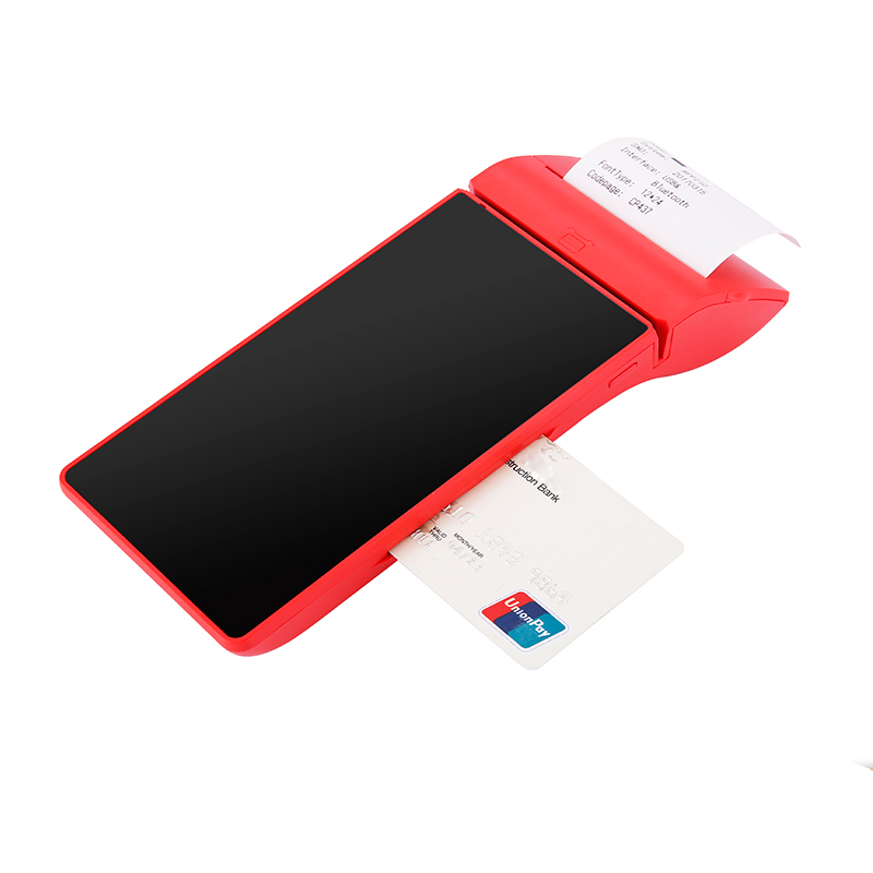 Handheld 4G NFC All-in-One-Android-MPOS-Gerät mit Drucker für Banken
