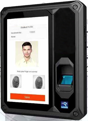 AADHAAR STQC-zertifizierte 7-Zoll-3G-Android-Zeiterfassungsmaschine mit biometrischem Fingerabdruck
