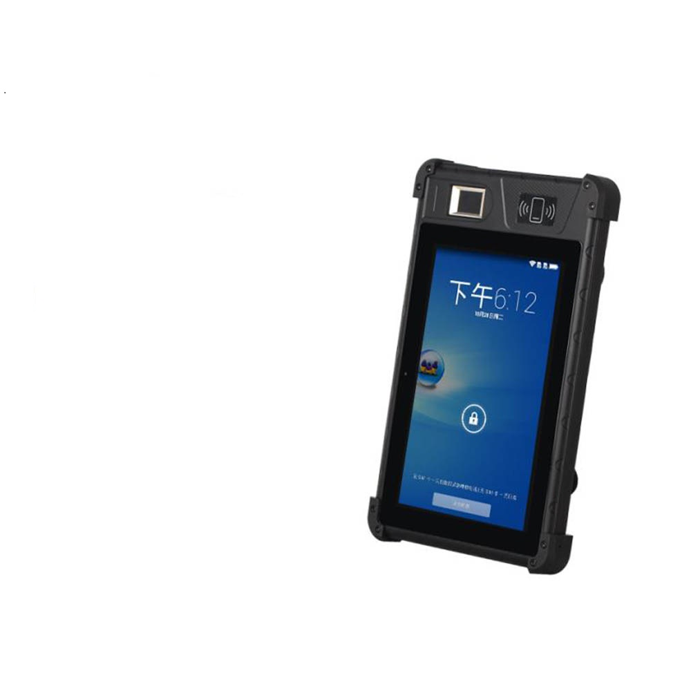 Günstiges 8-Zoll-Android-4G-Tablet mit biometrischem Fingerabdruck für die Telcom-SIM-Registrierung
