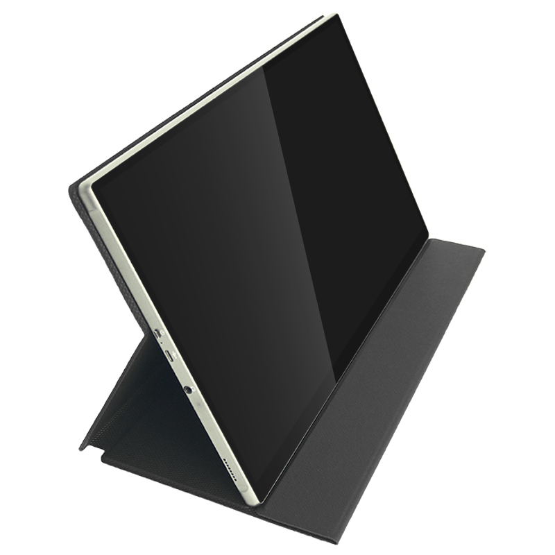 Magnetische Ledertasche Luxus Slim Flip Cover Ständer 2 in 1 Modell für tragbaren Monitor
