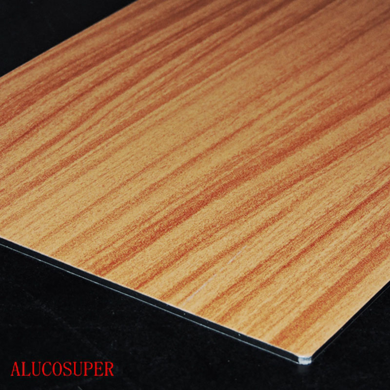 Außen Aluminium Verbundplatte Holzverkleidung ACP
