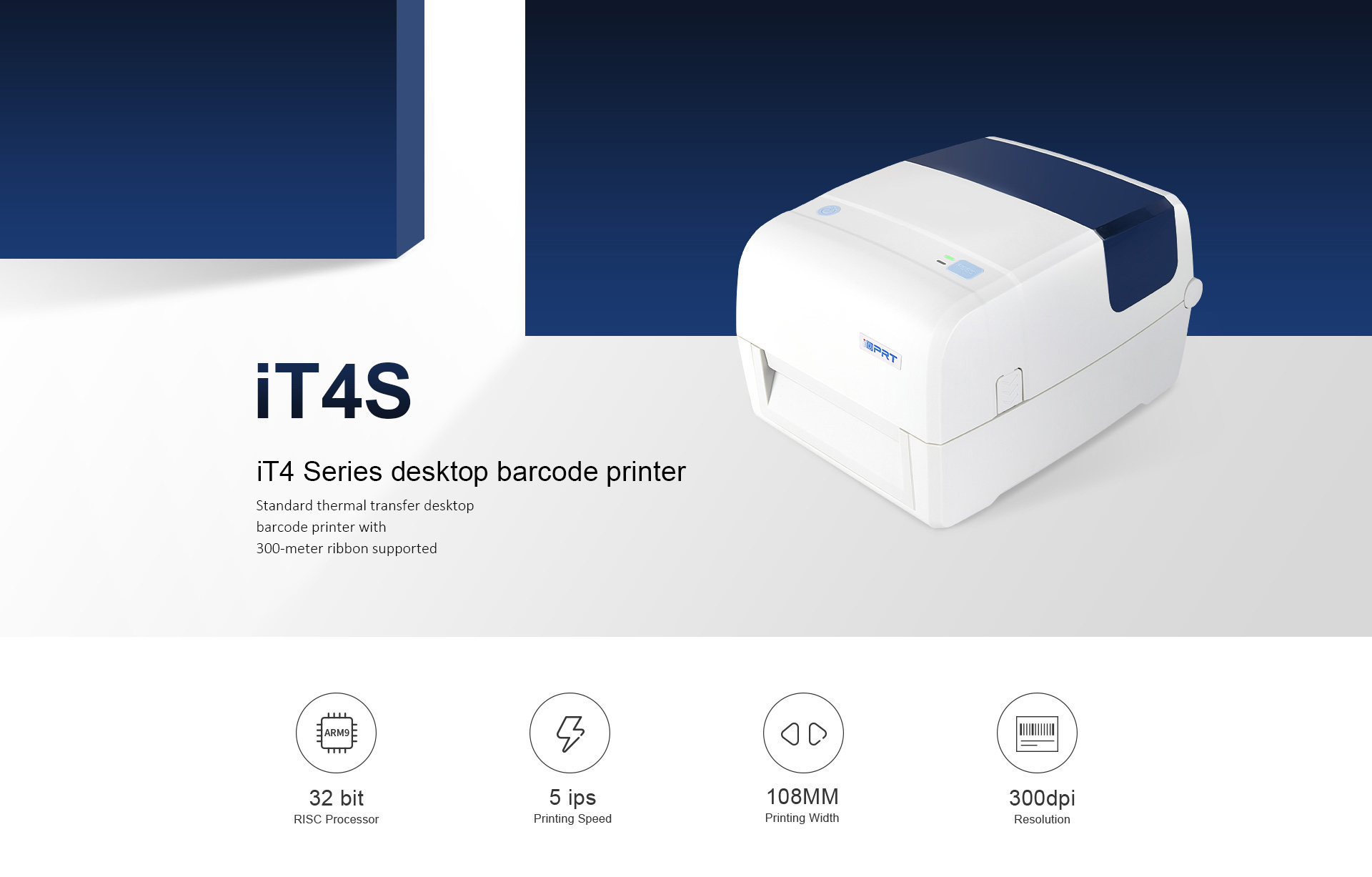 Desktop-Thermotransfer-Barcode-Etikettendrucker