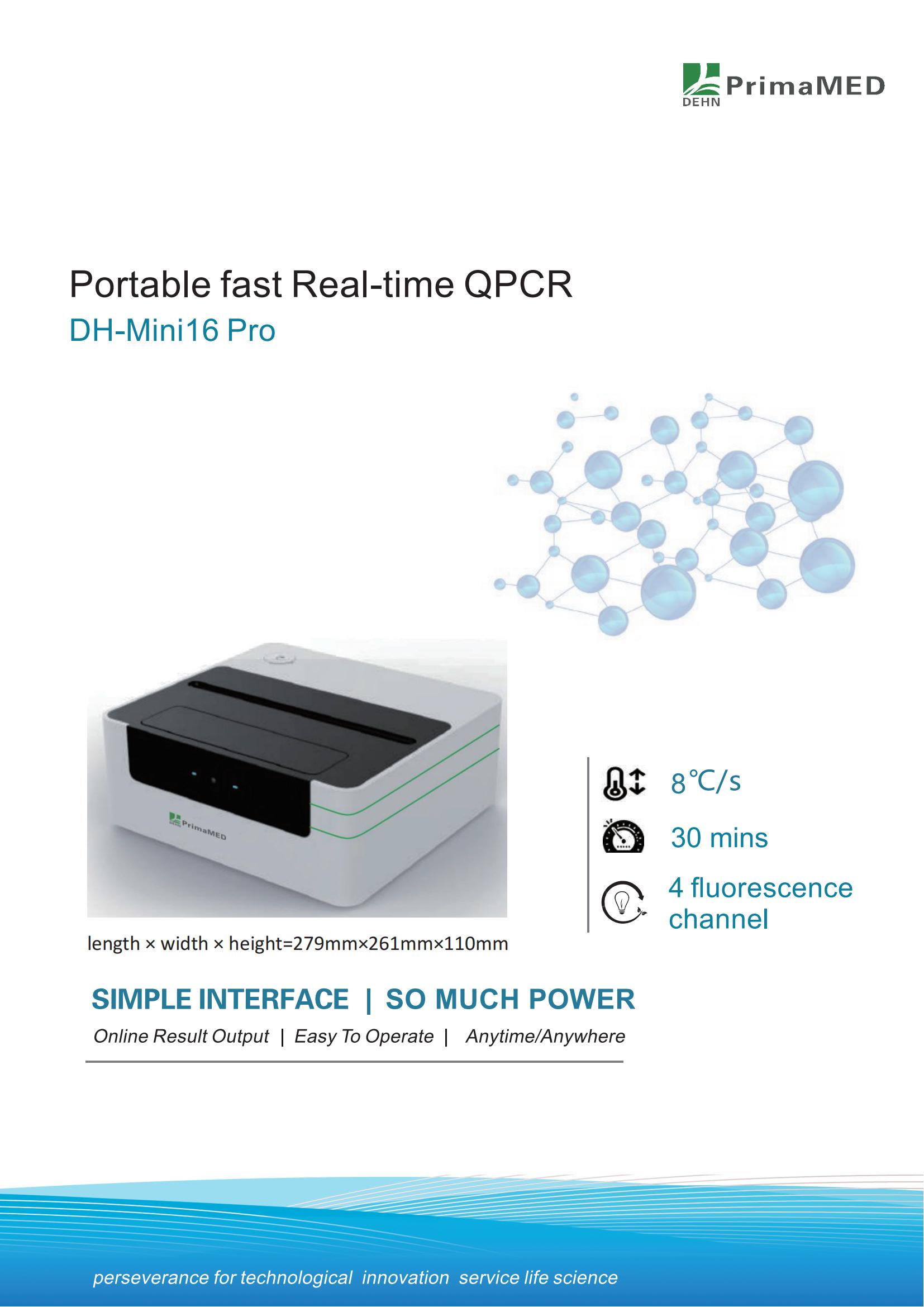 Tragbare schnelle Echtzeit-QPCR