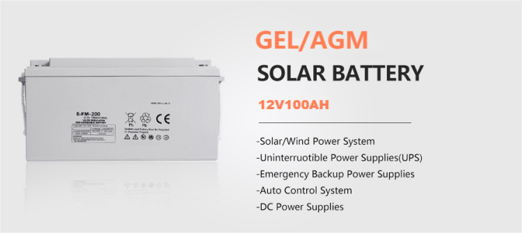 Lieferant von AGM-Solarenergie-Speicherbatterien