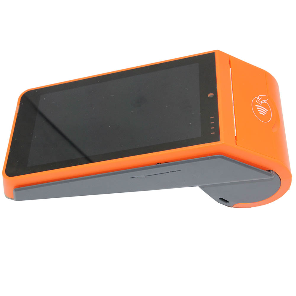 4G 5-Zoll-Handheld-Android-ID-Smartcard-Lesegerät mit Drucker
