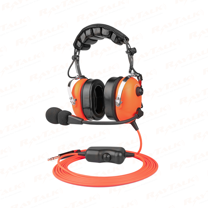 PH-200A Bodenunterstützungs-Kopfhörer zur Lärmreduzierung Luftfahrzeug-Bodenpersonal-Kopfhörer
