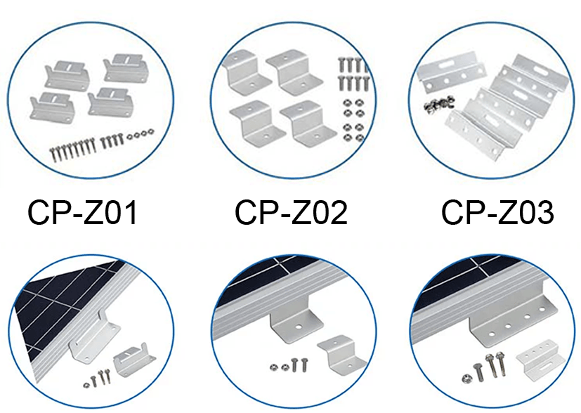 Regalhalterung für Solarstromanlagen in Z-Form