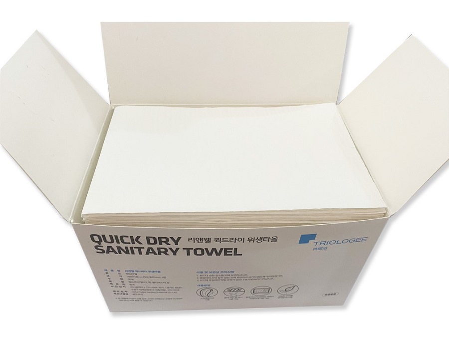 Natürliches Zellulosematerial für schnell trocknende Hygienepapierhandtücher
