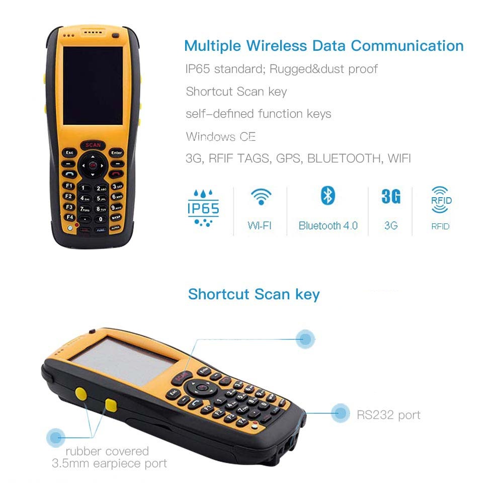 zusammenzuckender Barcode-Scanner