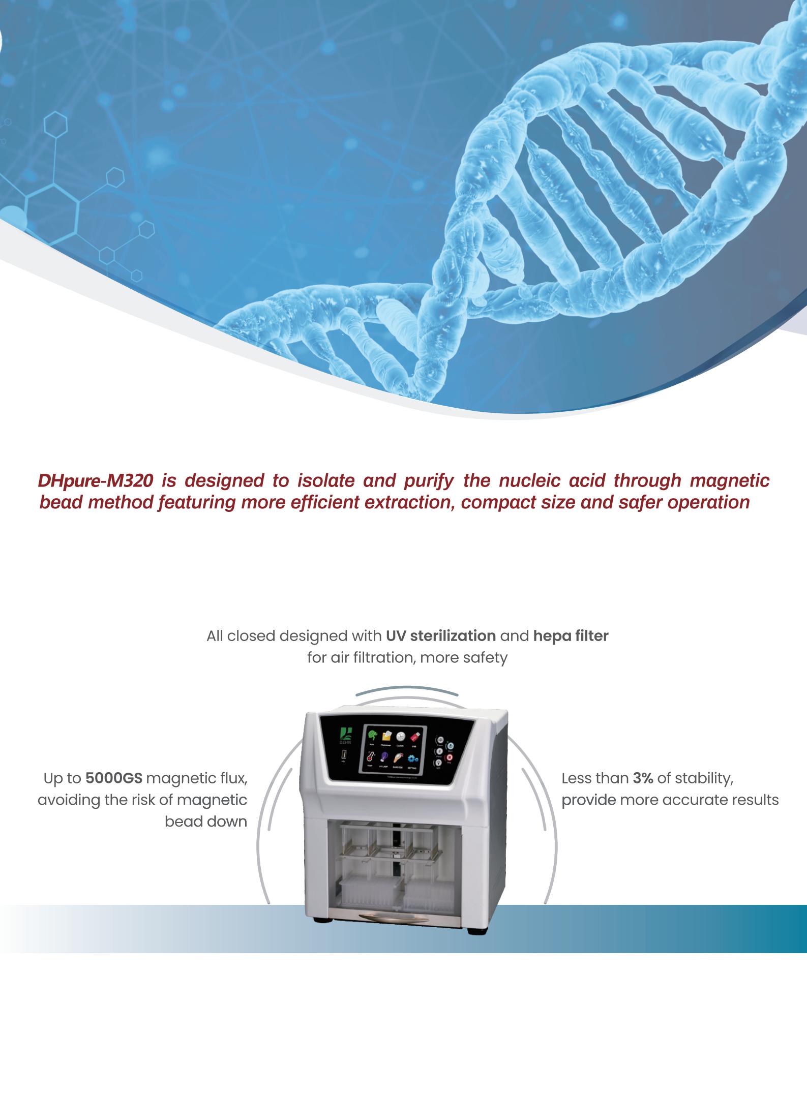 DHpure-M320 Automatische Nukleinsäureextraktion