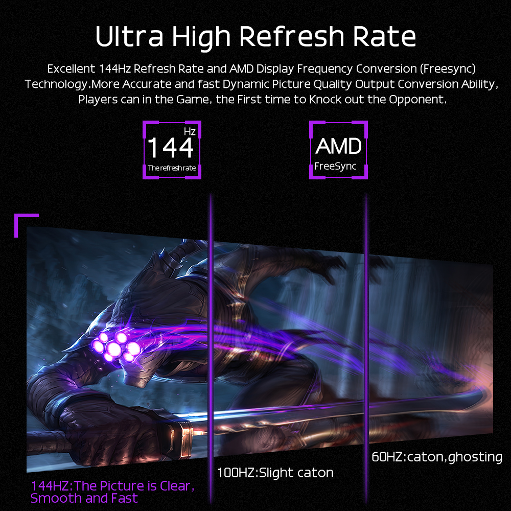 Tragbarer 144-Hz-HDR-IPS-Ultra-Gaming-Monitor