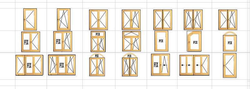 Fenster offener Stil