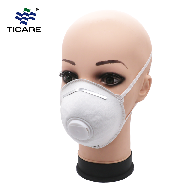 Earloop N95 Pollution Atemschutzmaske mit oder ohne Ventil
