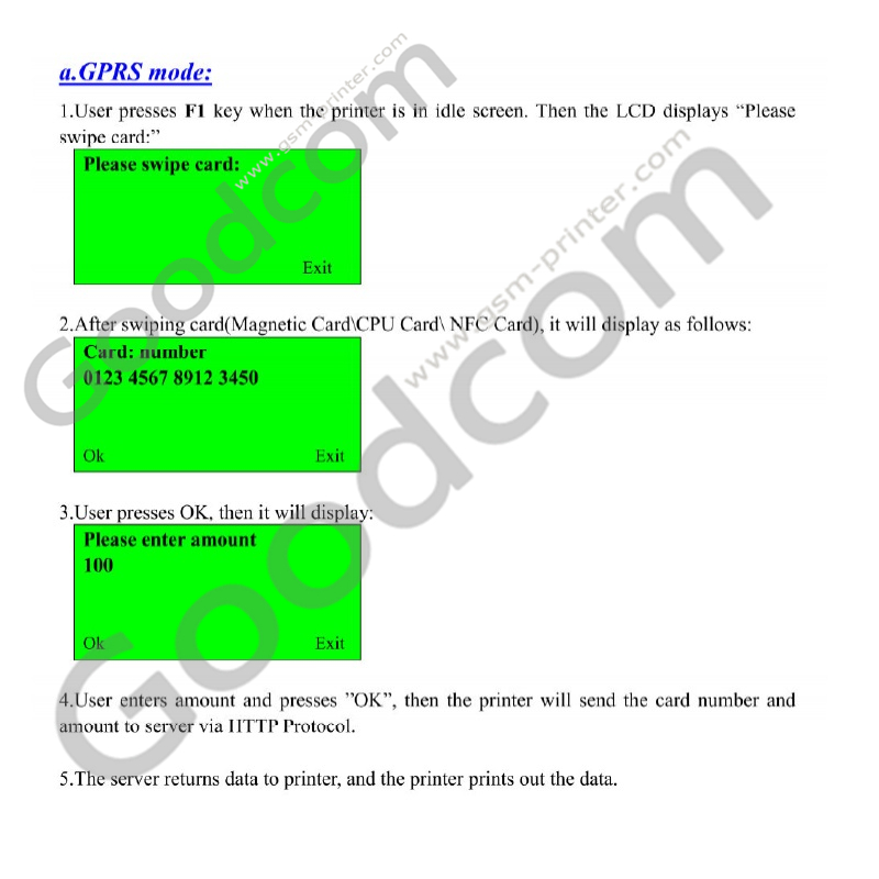 GPRS-POS-Terminal