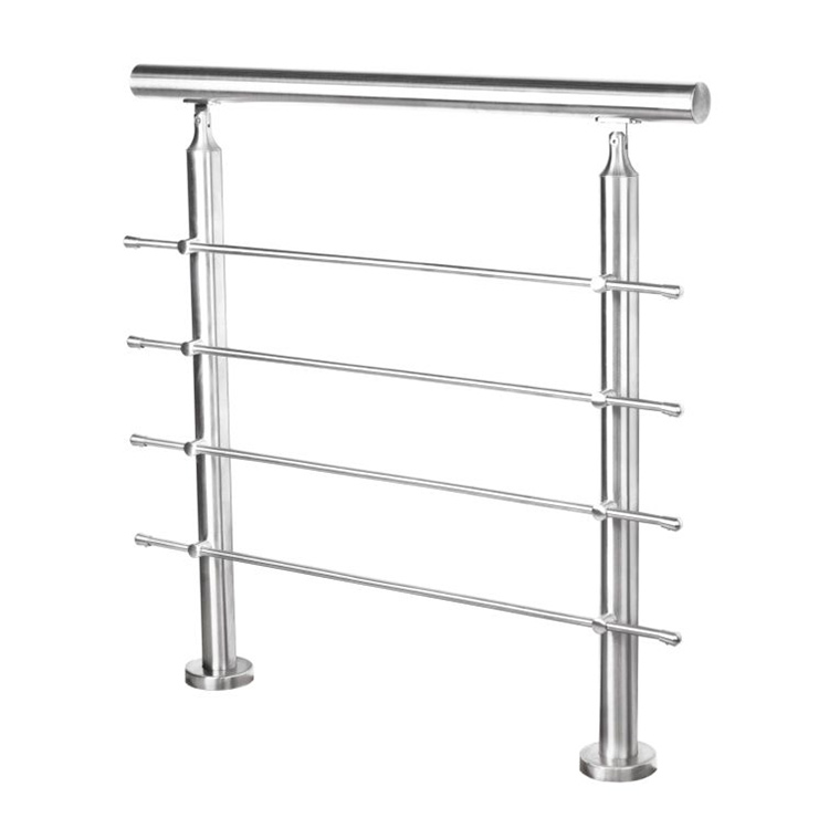 Metallrohr-Treppengeländersystem aus Edelstahl 304 für Balkondecks
